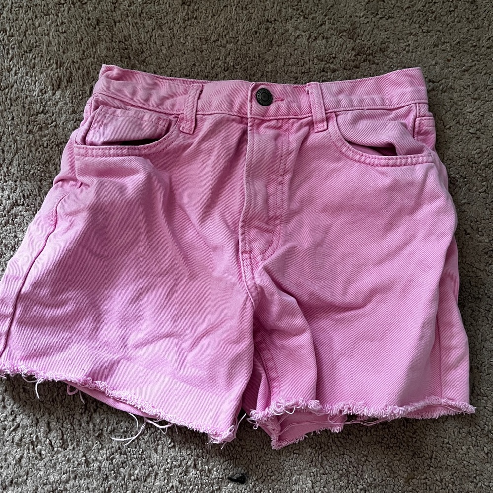 J.Galt Brandy Melville pink jean shorts